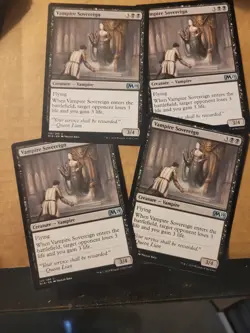 MTG Magic Gathering Vampire Sovereign (125/339) Core Set 2019 LP BULK DISCOUNT! - Image 1