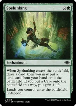 MTG Magic the Gathering Spelunking (213/491) The Lost Caverns of Ixalan - Image 1