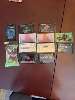 MTG Lot Of Sealed Packs, Promo Packs, Collector Boosters 12 Total Packs - Image 1