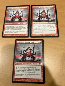 Honden of Infinite Rage x 3 - Champions of Kamigawa, NM-LP [Magic MTG] - Image 1