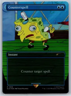 Secret Lair: Spongebob - Counterspell 1933 Rainbow Foil Magic the Gathering Card - Image 1