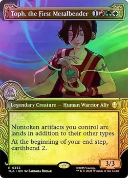 Toph, the First Metalbender Foil Showcase Avatar: The Last Airbender NM MTG - Image 1