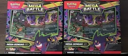 Pokemon TCG Mega Battle Deck Mega Gengar Ex Factory Sealed Lot of 2 - Image 1