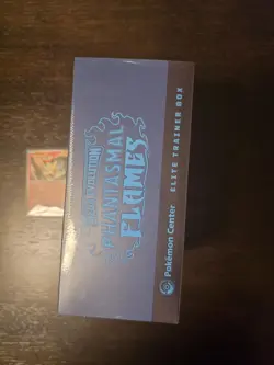 Phantasmal Flames Pokemon Center Exclusive Elite Trainer Box ETB Sealed - Image 4