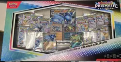 Pokemon Prismatic Evolutions Lucario Ex & Tyranitar Ex Premium Collection - Image 1