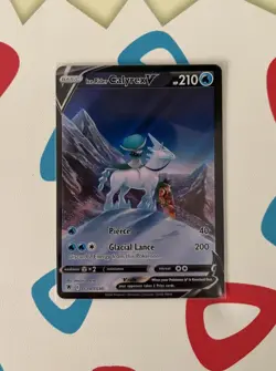 Pokemon TCG Ice Rider Calyrex V - Image 1
