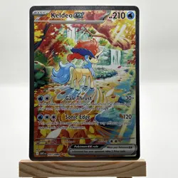POKEMON - S&V WHITE FLARE - KELDEO EX - 167/086 - SIR SPECIAL ILLUSTRATION RARE - Image 1