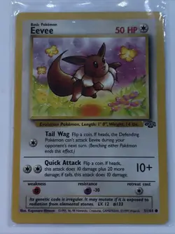 Pokemon TCG Eevee Jungle 1st Edition Card 51/64, Regular Common, Near Mint - Image 2