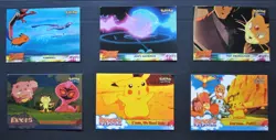 Pokemon Topps Lot of 6 Cards -- Pikachus Vacation & Mewtwo Strikes Back Farewell - Image 1