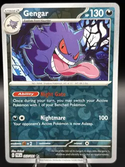 Pokemon TCG - Gengar - 057/091 - Paldean Fates - Reverse Holo - Image 1