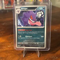 2024 Gengar 57/91 - Paldean Fates Pokemon TCG reverse holo - Image 1