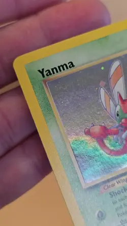 Pokemon TCG Yanma Holo Rare 17/75 Unlimited 2001 Neo Discovery LP Condition - Image 2