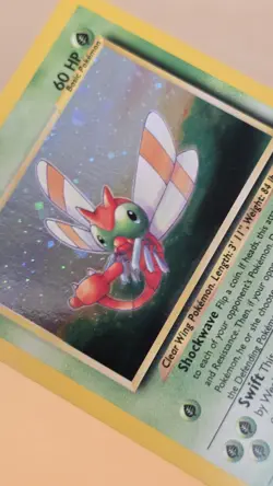 Pokemon TCG Yanma Holo Rare 17/75 Unlimited 2001 Neo Discovery LP Condition - Image 4