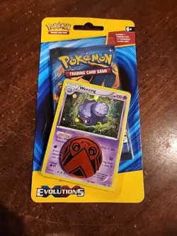 Pokemon XY Evolutions Single Pack Blister Weezing. charizard artwork. new sealed - Image 1