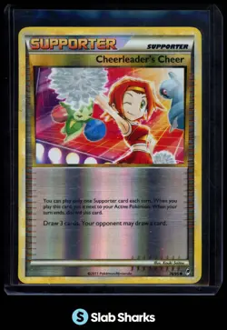 2011 POKEMON CALL OF LEGENDS CHEERLEADER’S CHEER REVERSE HOLO #76/95 - Image 1