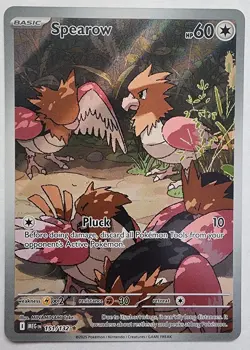 Pokemon Trading Card TCG Spearow Full Art Holo 151/132 Nintendo 2025 - Image 1