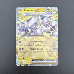 Mewtwo ex 058/182 Paradox Rift Double Rare Pokemon Card NM/M - Image 1