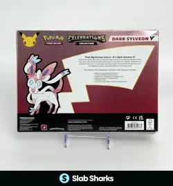POKEMON TCG CELEBRATIONS COLLECTION DARK SYLVEON V SEALED BOX - Image 2