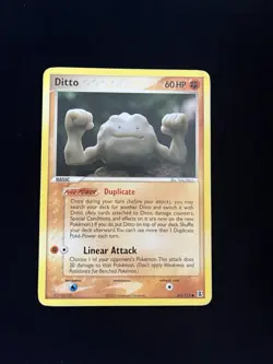 Ditto (Geodude) 62/113 PL Pokemon Cards Delta Species Non-Holo Rare Vintage - Image 1