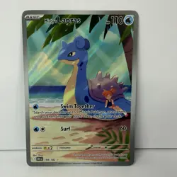 Pokemon Misty's Lapras 194/182 Destined Rivals Illustration Rare NM - Image 1
