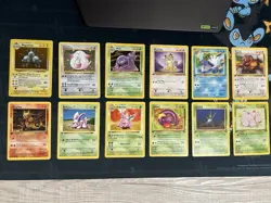 Pokemon TCG 1st Edition Uncommon Lot And Three Holo’s 17 Cards Total - Image 1