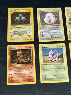 Pokemon TCG 1st Edition Uncommon Lot And Three Holo’s 17 Cards Total - Image 2