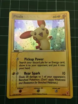 2006 Pokemon Plusle 6/12 holo EX Trainer Kit 2 - Image 1
