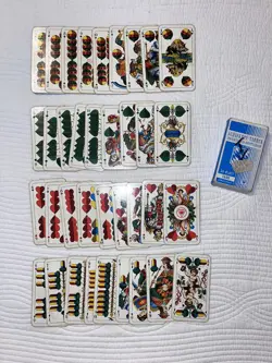 Schafkopf Tarock Schmid Vintage Original Playing Cards sheeps head germany - Image 2