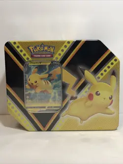 Pokemon TCG V Powers Tin Trading Card Game Pikachu V. NEW FACTORY SEALED 820650807398 - Image 1
