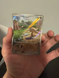 Paldean Wooper Illustration Rare Phantasmal Flames Pokemon Card 102/094 SR NM/M - Image 1