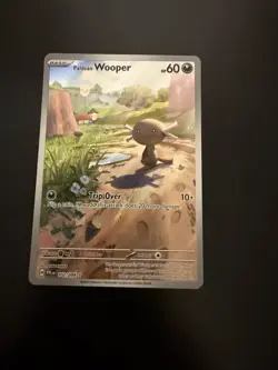 Paldean Wooper Illustration Rare Phantasmal Flames Pokemon Card 102/094 SR NM/M - Image 2