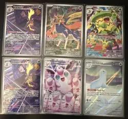 Pokemon TCG Phantasmal Flames Illustration Rare Lot Of 6 Cards - Image 1