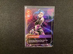 Foil Riftbound Jinx card 251/298 Loose Cannon League of Legends - Image 1