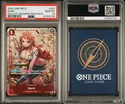 PSA 10 Gem Mint Nami 2023 CS Celebration ST01-007 Common One Piece Card 2024 - Image 3