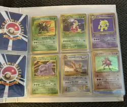 Vintage Pokemon Card Binder Collection Lot 1st Editions Charizards WOTC Japanese - Image 2
