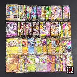Bulk Lot of 100 V ex VMAX VSTAR NM-LP No duplicates Japanese Pokemon Card R459 - Image 1