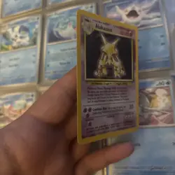 HP Alakazam Holo Rare Pokemon TCG Card 1/102 Base Set 1999 Unlimited - Image 4