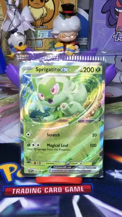 Sprigatito ex 087 Sv: Scarlet & Violet Promo Cards Holo *SEALED * NM 💎 - Image 1