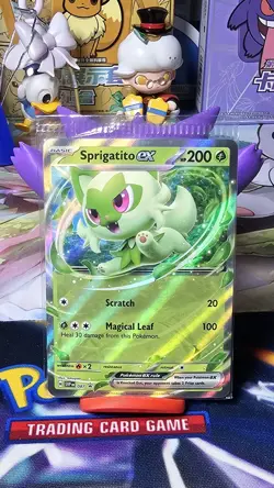 Sprigatito ex 087 Sv: Scarlet & Violet Promo Cards Holo *SEALED * NM 💎 - Image 2