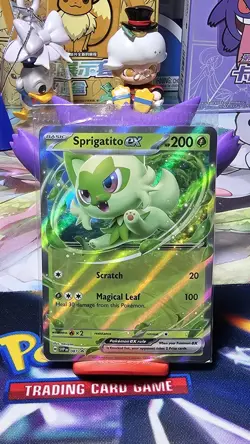 Sprigatito ex 087 Sv: Scarlet & Violet Promo Cards Holo *SEALED * NM 💎 - Image 3