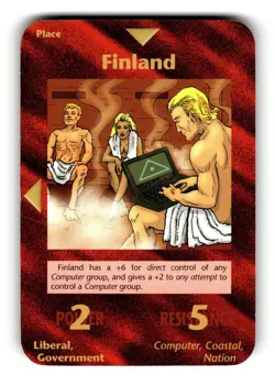 Finland Card Limited INWO Illuminati New World Order Game LP - Image 1
