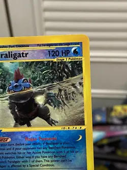 Pokemon TCG Feraligatr Reverse Holo Rare Card 47/165 Expedition MP - Image 4