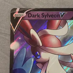 Pokemon TCG Cards Dark Sylveon V SWSH134 Black Star Promo JUMBO / OVERSIZE - Image 3