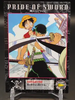 Roronoa Zoro One Piece 34 Bandai TCG Card Carddass Masters Anime Japan D218 - Image 1
