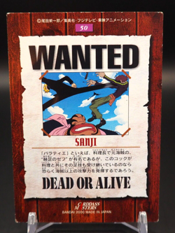 Sanji One Piece 50 Bandai TCG Card Carddass Masters Anime Japan D226 - Image 2