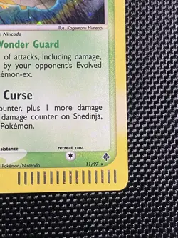 Pokemon Shedinja Dragon Card 11/97 Holo Rare TCG 🌀 Swirl LP/NM - Image 4