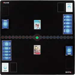 GMC 2 Player Compatible Digimon Playmat for Digimon Cards- 28.3" x 28.3" x 0.08" - Image 1