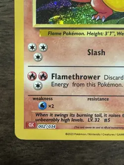 Charmeleon 002/034 CLC 🔥 Classic Collection - NM Pokemon TCG Trading Card - Image 3