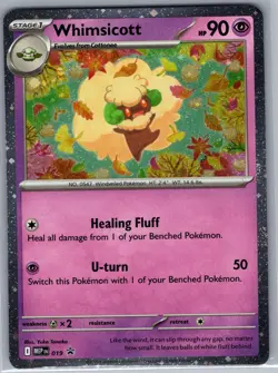 Whimsicott (Cosmos Holo) MEP 019 ME: Mega Evolution Promo - Pokemon Card - NM - Image 1