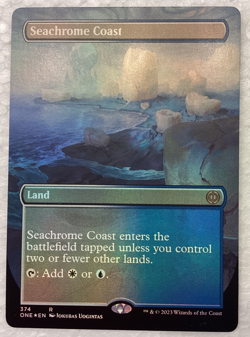 Seachrome Coast #374 Phyrexia: All Will Be One Borderless Foil Rare - Image 1